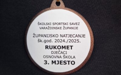 RUKOMET – ŽUPANIJSKO NATJECANJE ZA MUŠKE EKIPE OSNOVNIH ŠKOLA