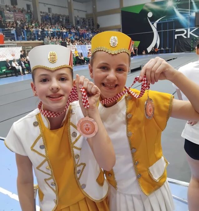 Varaždinske mažoretkinje viceprvakinje Hrvatske