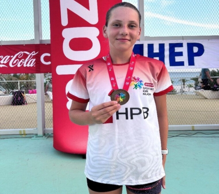 Veliki uspjeh naše učenice Sare Hojsak- brončana medalja na Međunarodnoj završnici Plazma Sportskih igara u Splitu